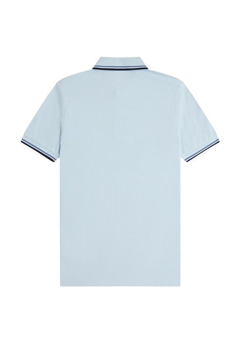 Fred Perry Twin Tipped Shirt Blu Ace Blu Navy Men FRED PERRY | Polo Shirts | M3600P-96A
